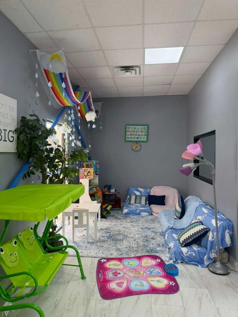 Colorful children's learning space at SKY High